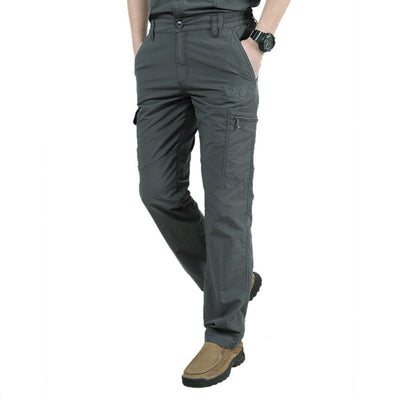 Cargohosen | Elastischer Bund | Gerades Bein | Tactical-Hosen | Herrenhosen