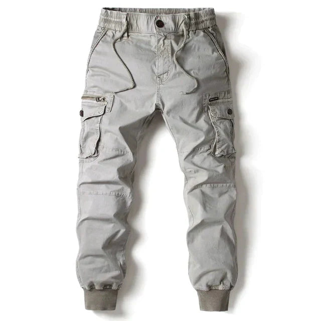 Cargohosen | Kordelzug | Elastische Taille | Herrenhosen | Jogginghosen