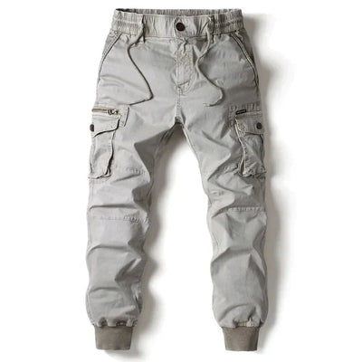 Cargohosen | Kordelzug | Elastische Taille | Herrenhosen | Jogginghosen
