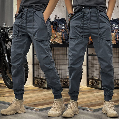 Cargohosen – lässige Stretch-Cargojogginghosen für Herren mit Kordelzug