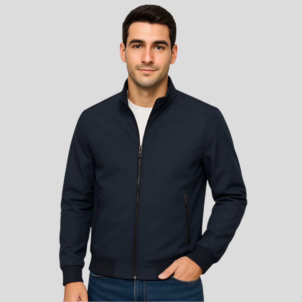 Leichte Steppjacke mit Stehkragen für Herren