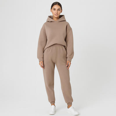 Ultimatives Komfort-Set aus Hoodie und Jogginghose – Gemütliche 2-teilige Loungewear für Frauen