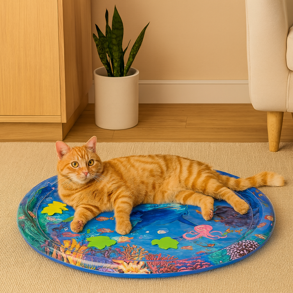 CoolPlay – Kühlende interaktive Katzenmatte