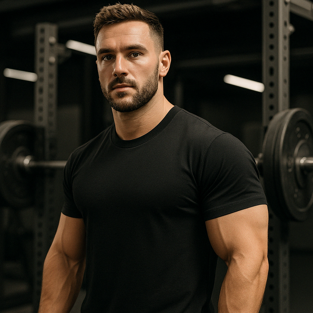 BLACK 5er-Pack - PREMIUM-FIT-SHIRTS®