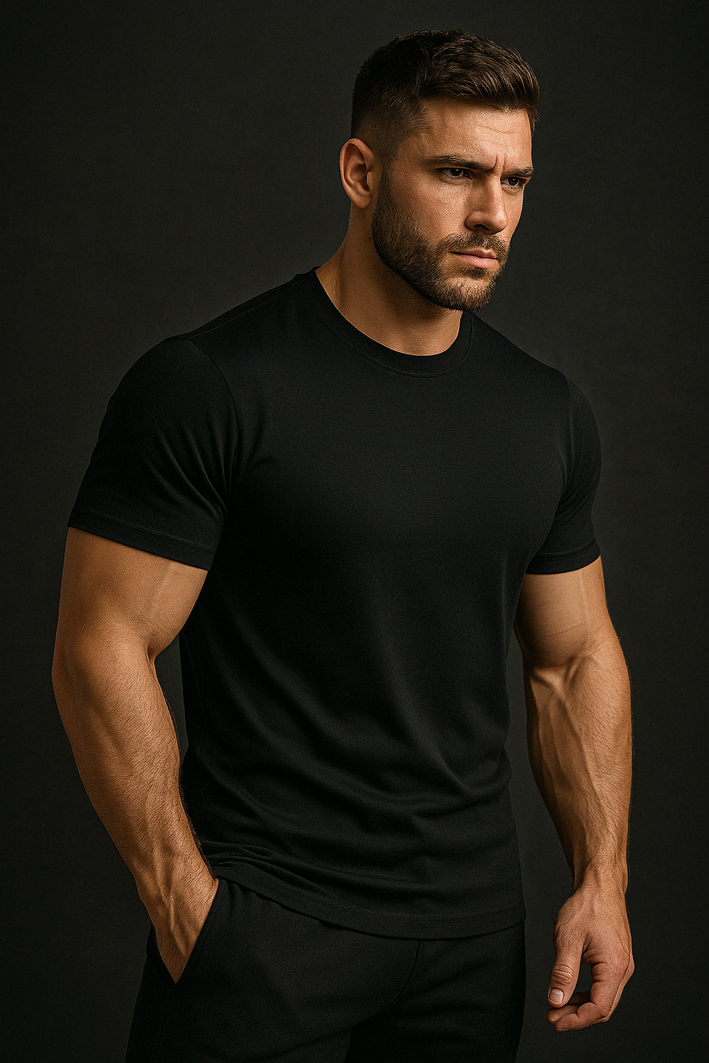 BLACK 3er-Pack - PREMIUM-FIT-SHIRTS®