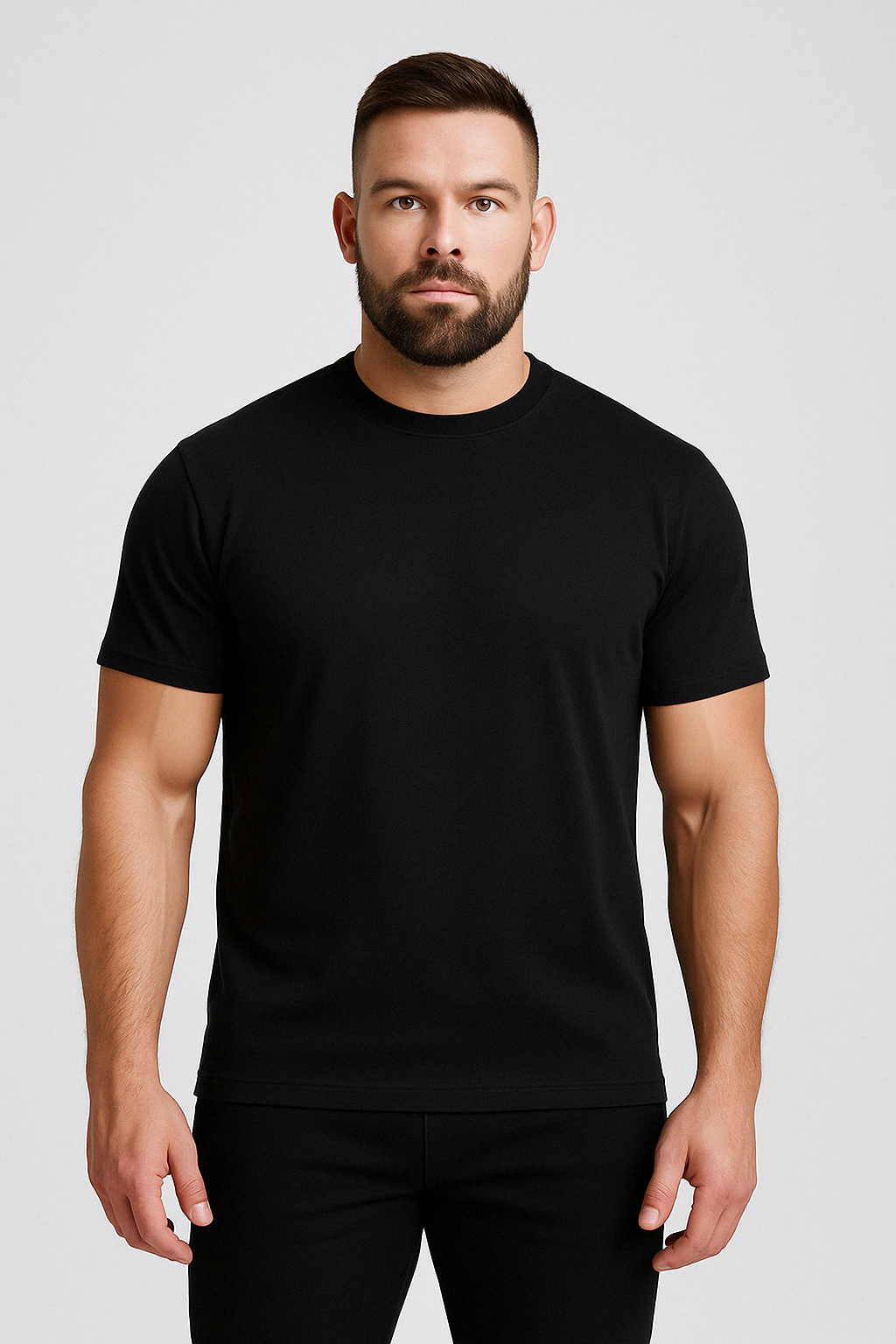 BLACK 10er-Pack - PREMIUM-FIT-SHIRTS®