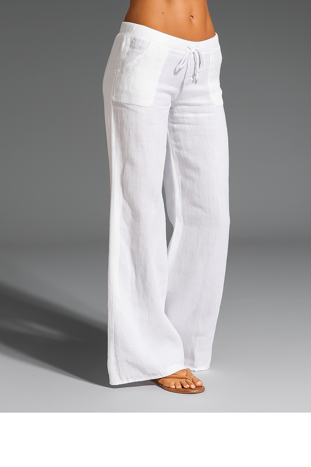Damen Leinenhose Sommer – Weit geschnitten, atmungsaktiv, elegant