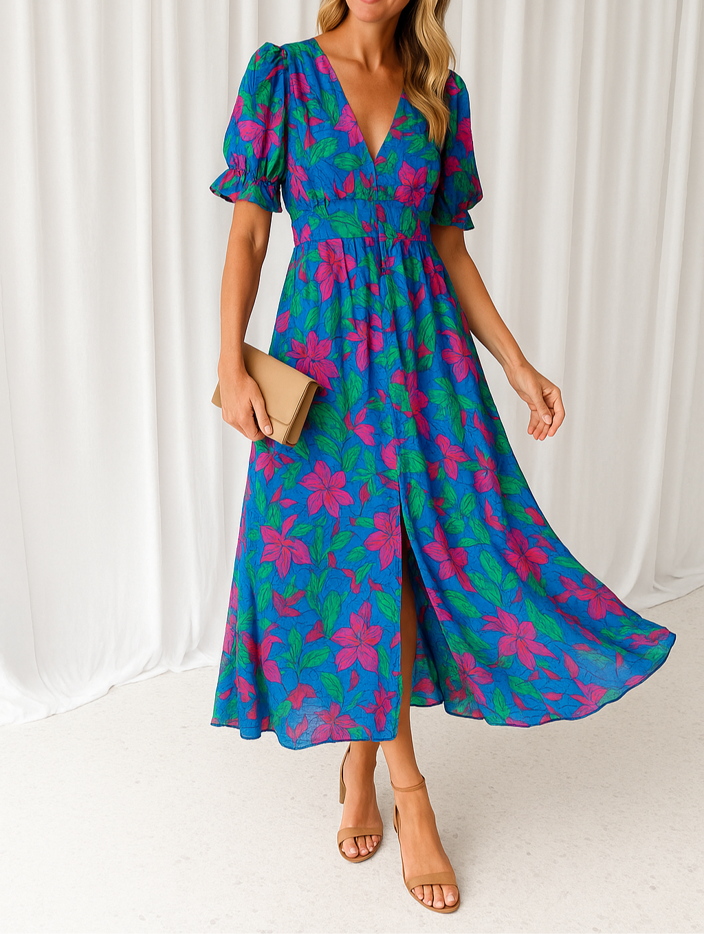 DERANA | Lente-Kleid in Pink Rot