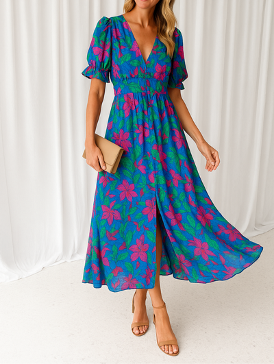 DERANA | Lente-Kleid in Pink Rot