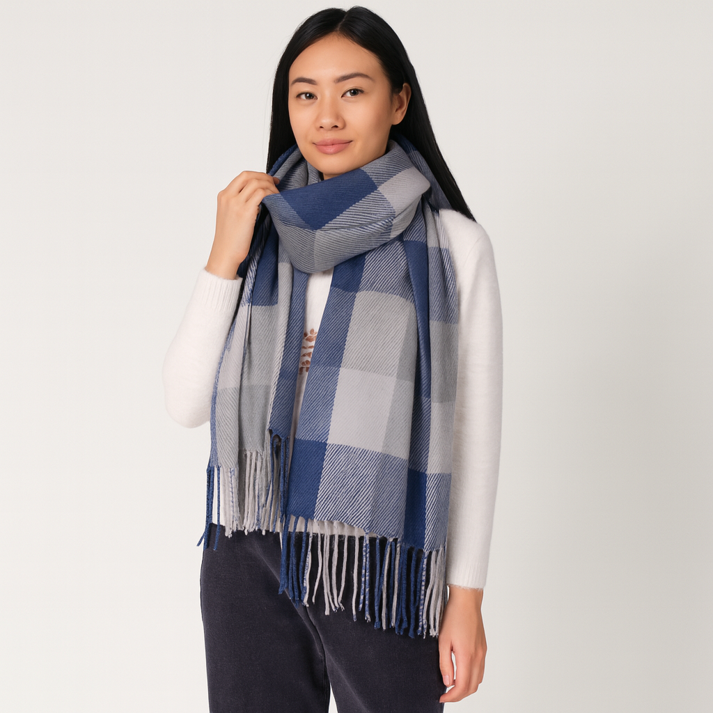 Sofia | Übergroßer Winterschal mit weichem Strick