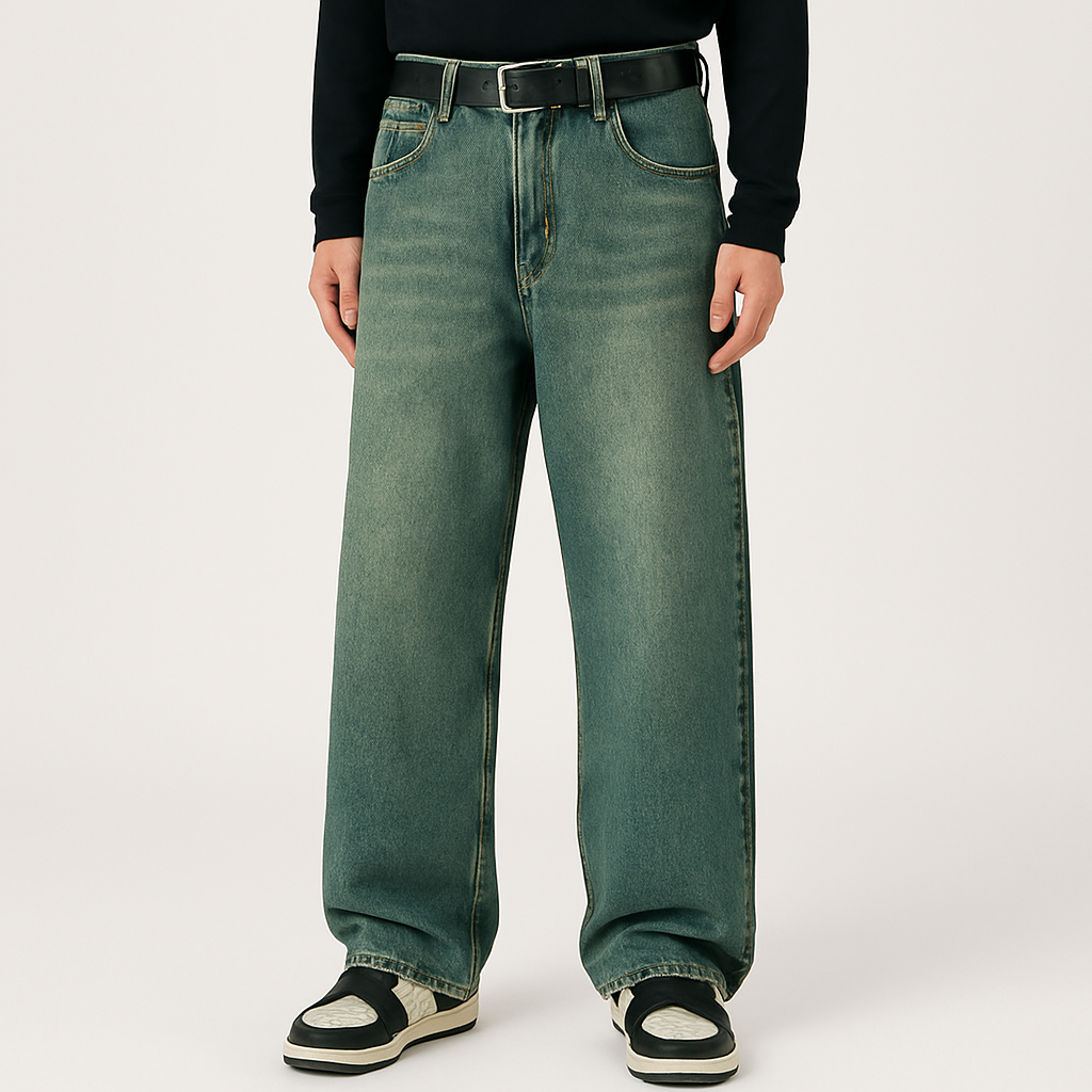 4Legend – Herren Flare Jeans – Lässiger Streetstyle, Taschen, reifer Look