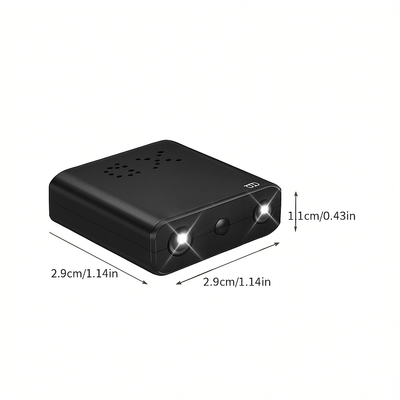 Ultrakompakte Full-HD-Minikamera – Bewegungserkennung, Nachtsicht und Loop-Aufnahme