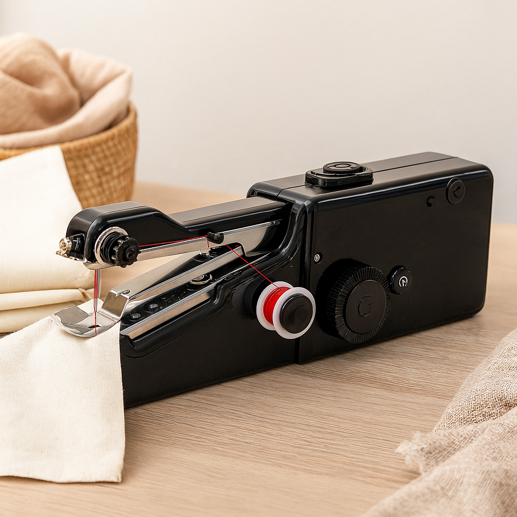 SwiftSew – Tragbare handgehaltene Nähmaschine für schnelle Reparaturen