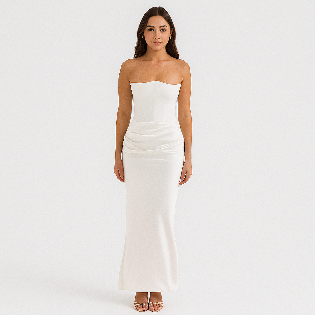 Vivienne – Elegantes Retro-Trägerloses Partykleid