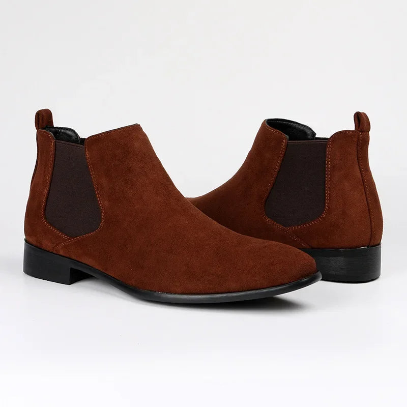 Chelsea Boots - Herren Schlupfstiefel aus Wildleder