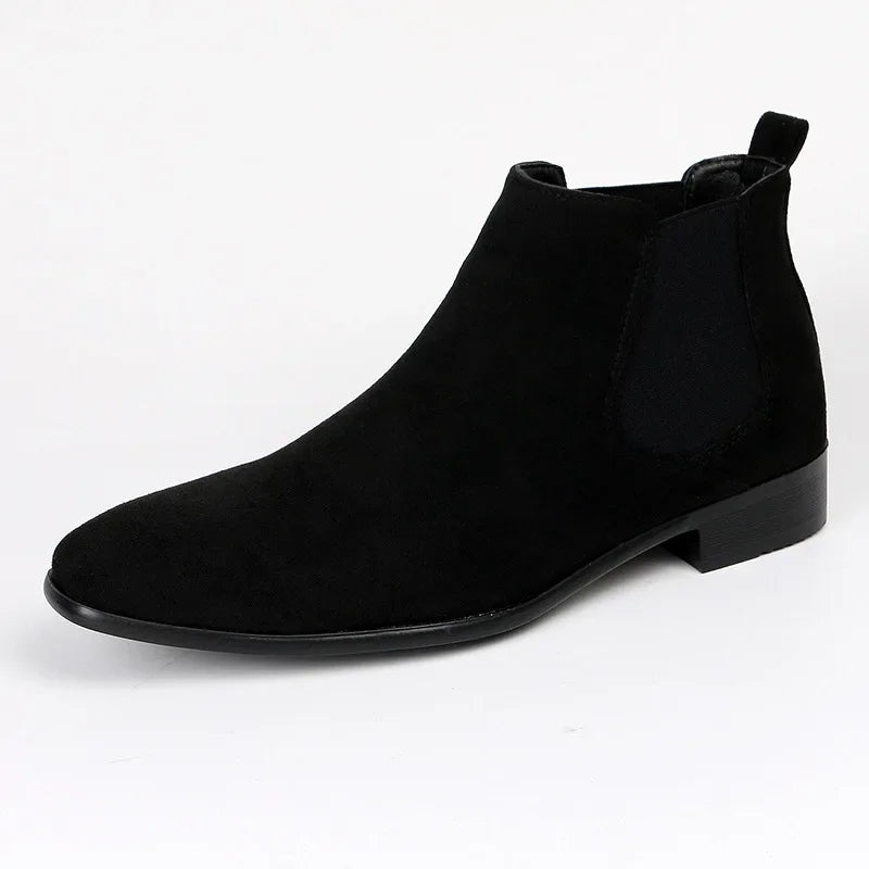 Chelsea Boots - Herren Schlupfstiefel aus Wildleder