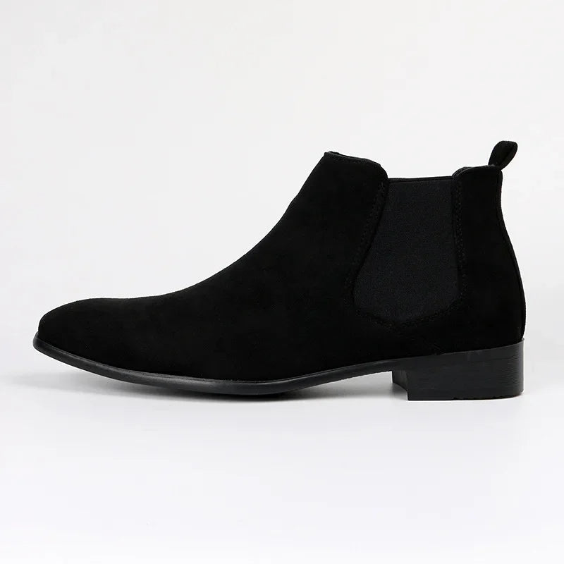 Chelsea Boots - Herren Schlupfstiefel aus Wildleder