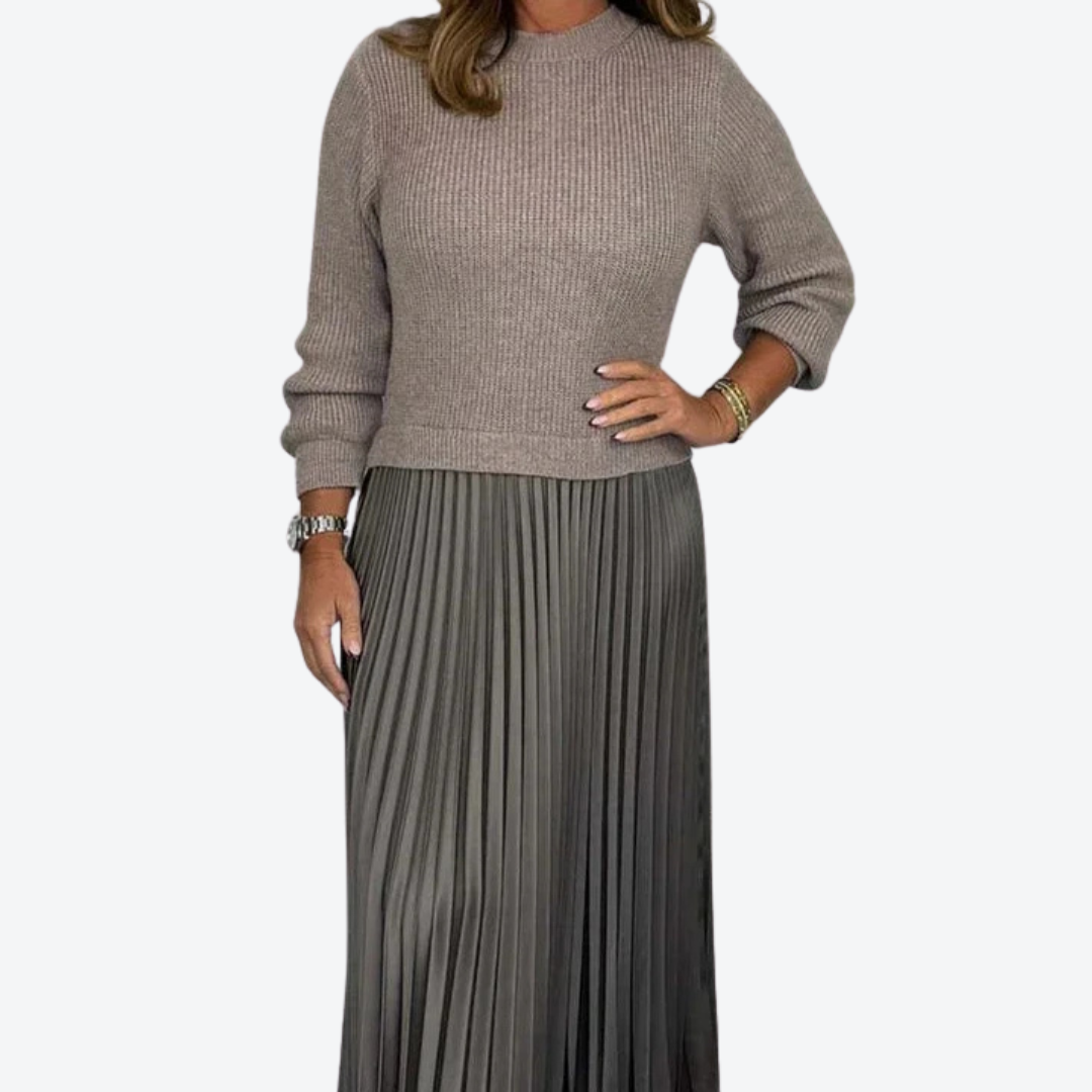 CLAIRE™ | Elegante Abito-Maglioncino 2-in-1