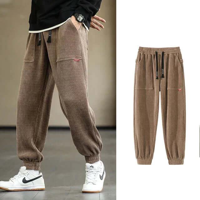 Cord-Jogginghose | Locker sitzend | Kordelzug | Jogginghose | Herrenhose