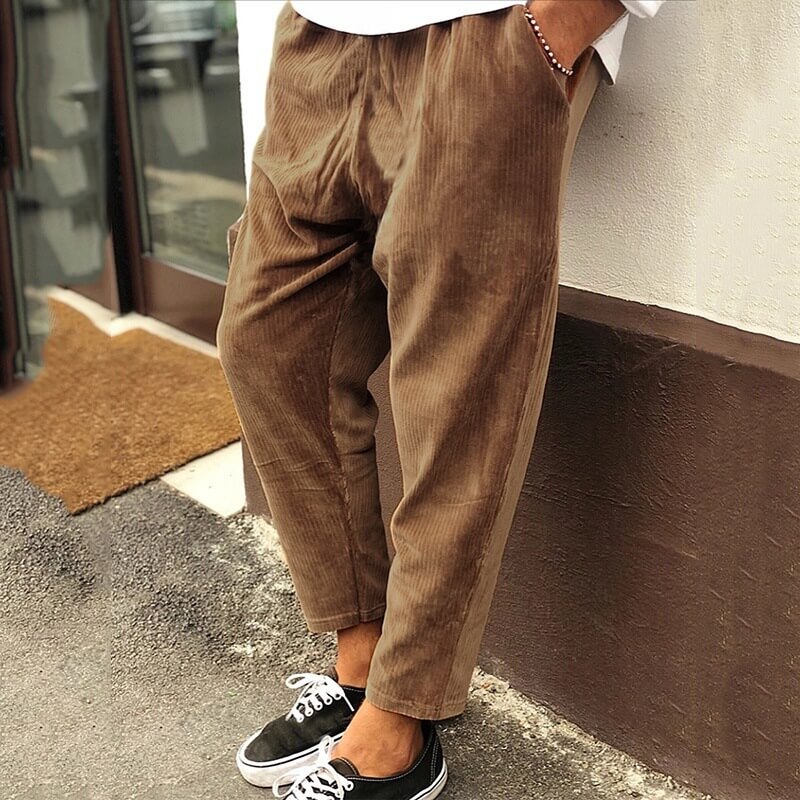 Cordhose | Lässig | Locker sitzend | Baggy-Hose | Herrenhose