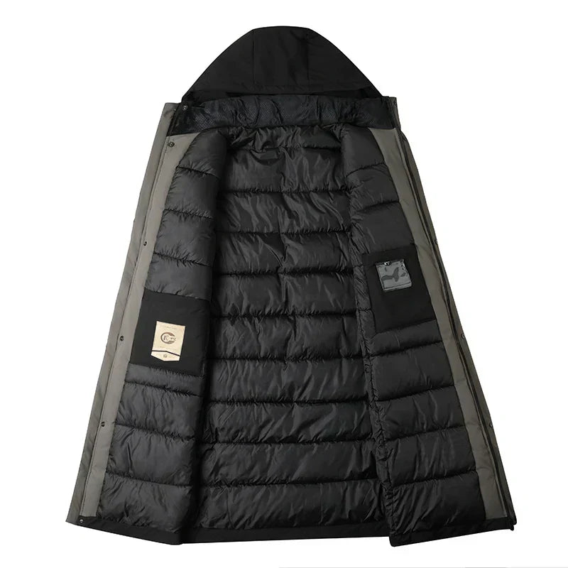 Hardshell-Winterparka mit Isolierung für Männer