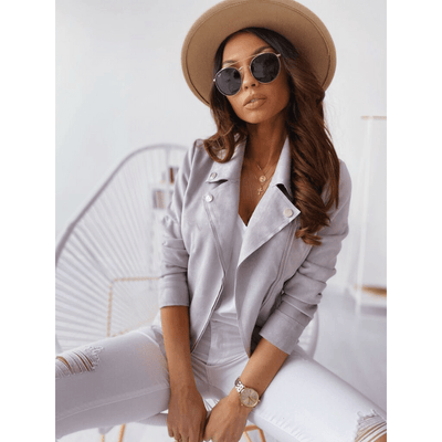 Damen Langarmjacke Mit Reißverschluss | Chic