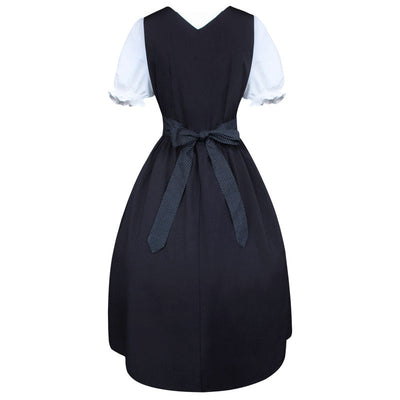 Damen Trachtenkleid Baumwollmix Traditionell Elegant