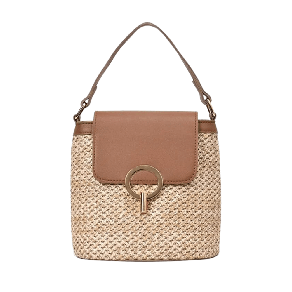 Große Strandtasche aus veganem Leder – Handgefertigt & Stilvoll