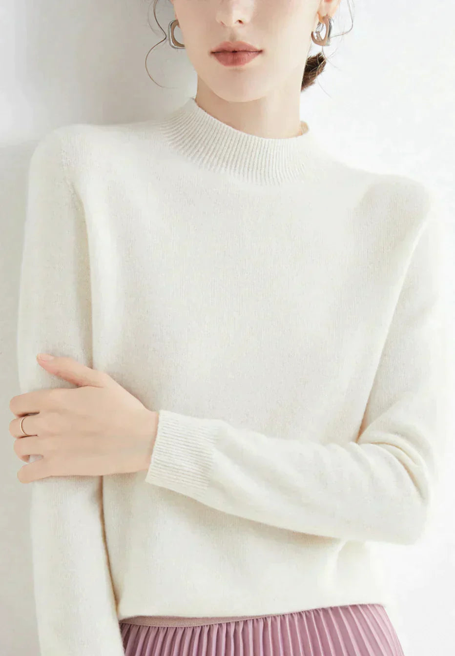Eleganter Kaschmir Pullover für zeitlosen Komfort
