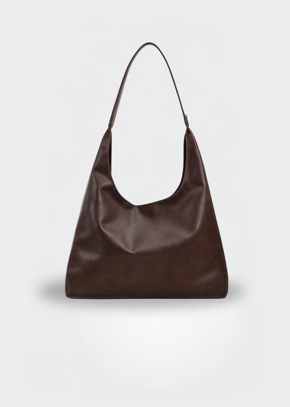 Große Damen Handtasche – Vegane Ledertasche mit Reißverschluss