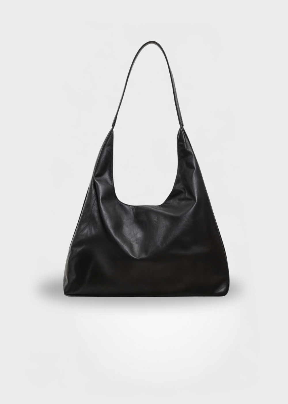 Große Damen Handtasche – Vegane Ledertasche mit Reißverschluss