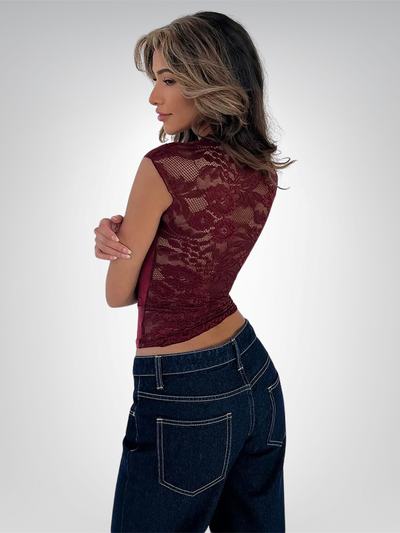 Mayfair™ | Nova Mesh Jacquard Top