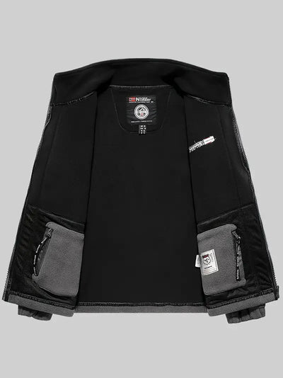 Fleecejacke | Outdoor | Winddicht | Fleece mit durchgehendem Reißverschluss | Winterjacken für Herren