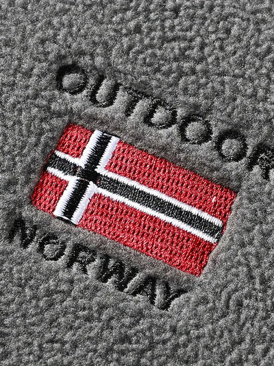 Fleecejacke | Outdoor | Winddicht | Fleece mit durchgehendem Reißverschluss | Winterjacken für Herren