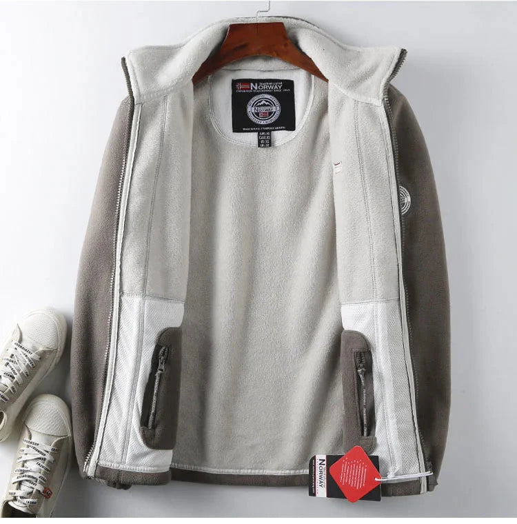 Fleecejacke | Warm | Taschen | Fleece-Jacke mit Reißverschluss | Winterkleidung für Herren