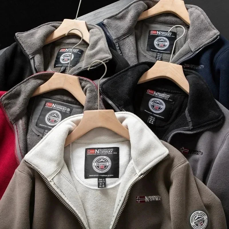 Fleecejacke | Warm | Taschen | Fleece-Jacke mit Reißverschluss | Winterkleidung für Herren