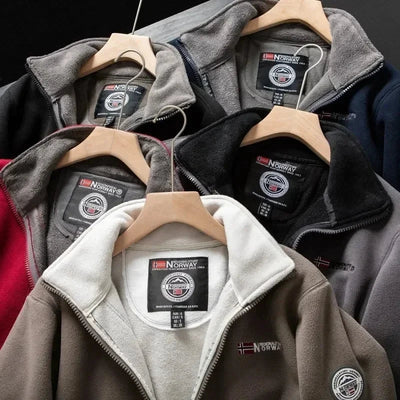 Fleecejacke | Warm | Taschen | Fleece-Jacke mit Reißverschluss | Winterkleidung für Herren