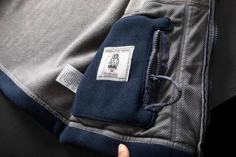 Fleecejacke | Warm | Taschen | Fleece-Jacke mit Reißverschluss | Winterkleidung für Herren