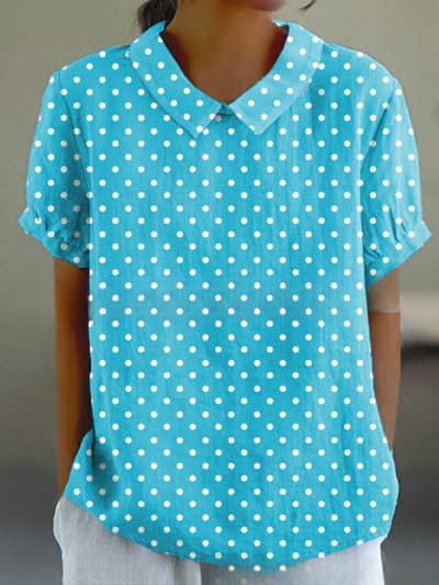 Damen Vintage Bluse mit Blumenmuster – Lässig & Elegant