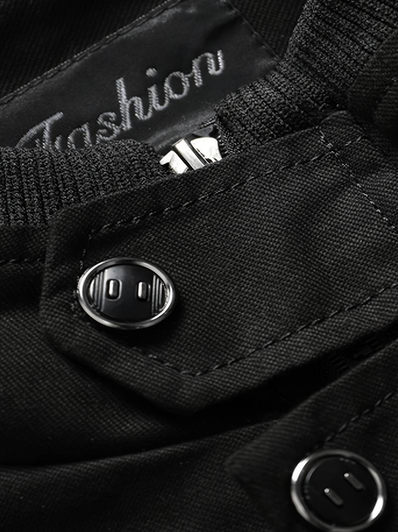 Frachtjacke | Schwarz | Reißverschluss | Herbstjacke | Herrenjacken