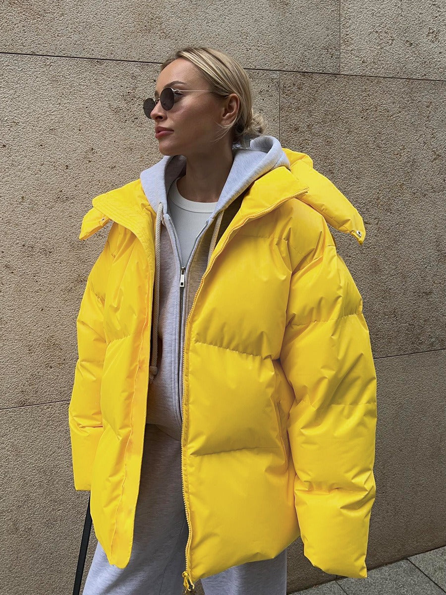Winter luxe-bauschjacke