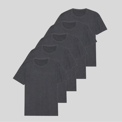 GREY 5er-Pack - PREMIUM-FIT-SHIRTS®