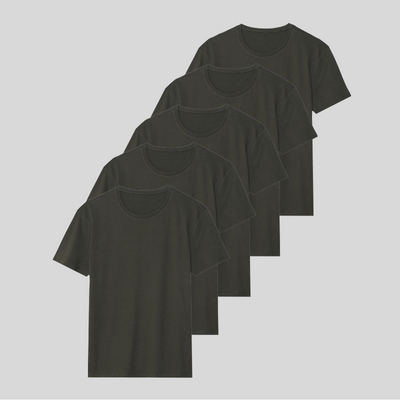 GREEN 5er-Pack - PREMIUM-FIT-SHIRTS®