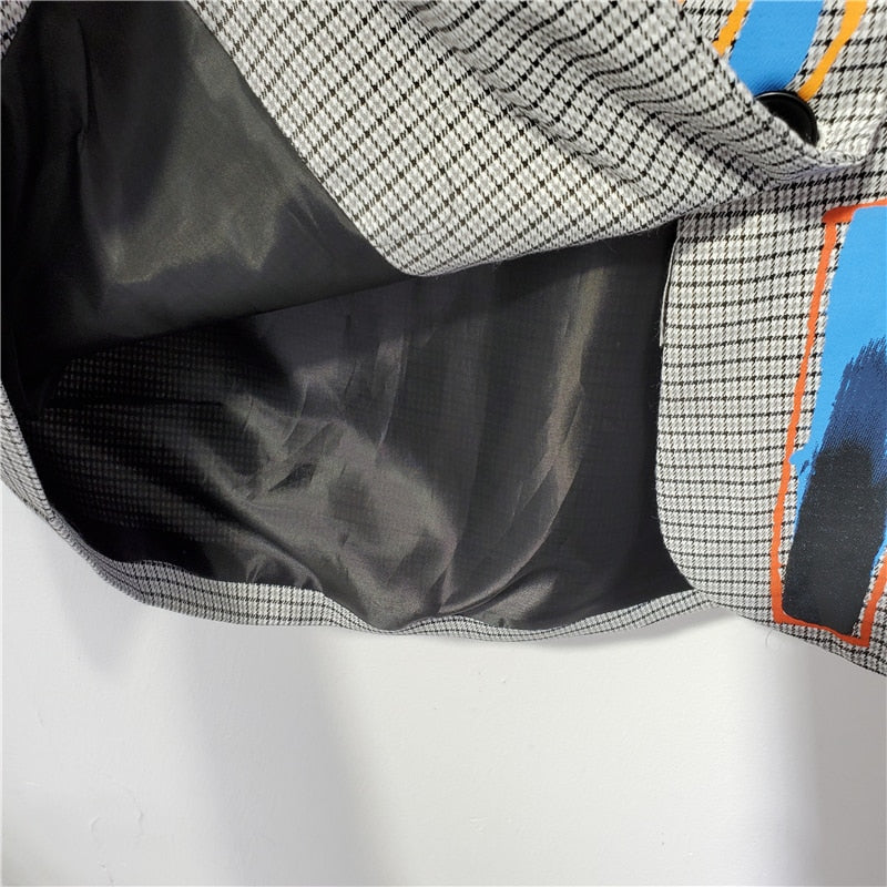 Blazer mit Grafikdruck für Damen