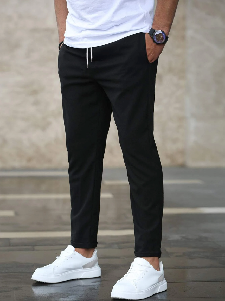 Atlden | Slim Fit Joggerhose mit Tunnelzug