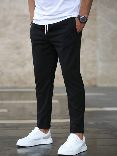 Atlden | Slim Fit Joggerhose mit Tunnelzug