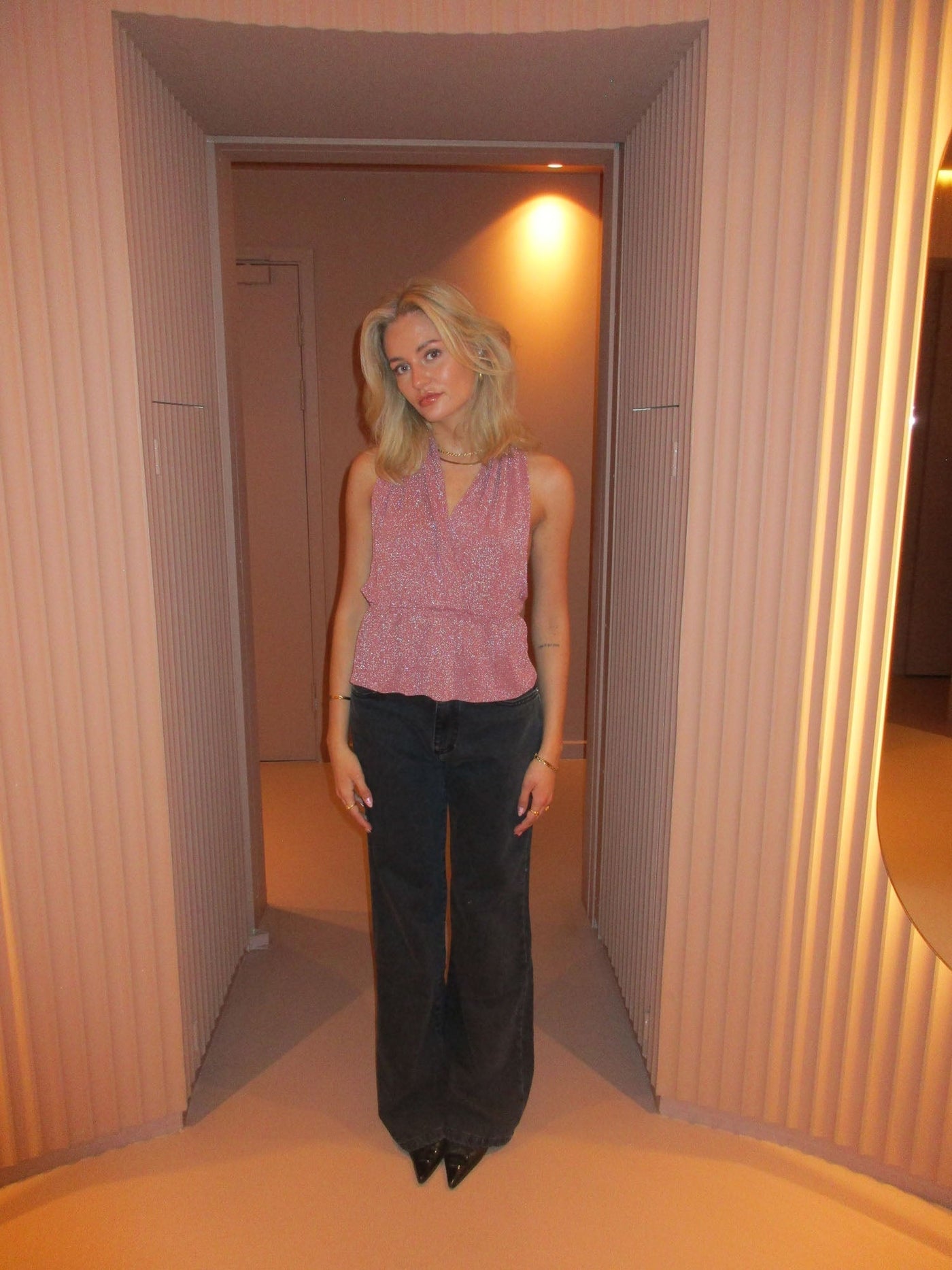 Damen-Trägertop Glänzendes Wildleder - Schick und Partytauglich