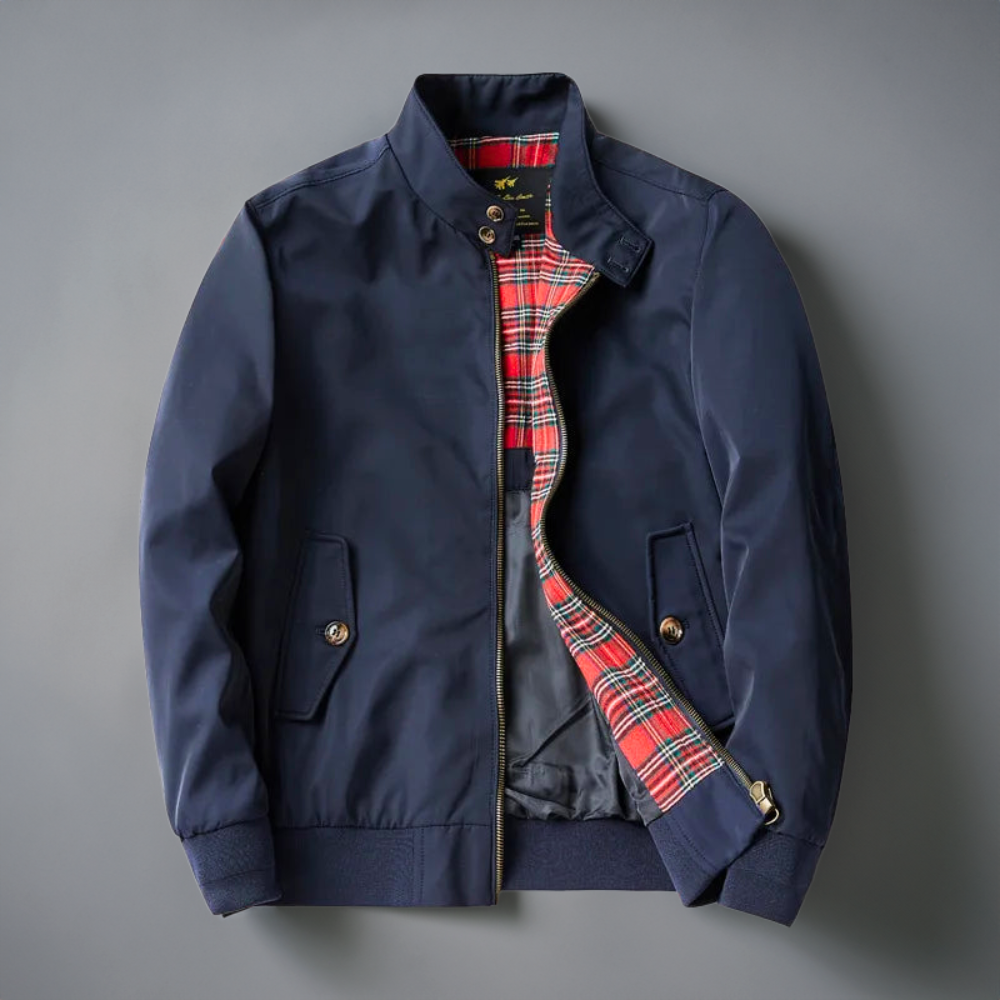 Harrington-Jacke | mit Reißverschluss | Herbst | Bomberjacke | Herrenjacke