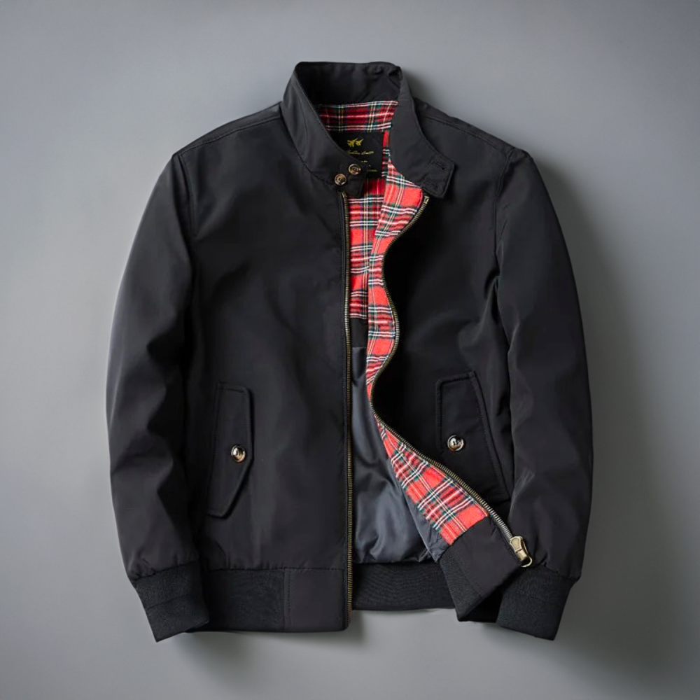 Harrington-Jacke | mit Reißverschluss | Herbst | Bomberjacke | Herrenjacke