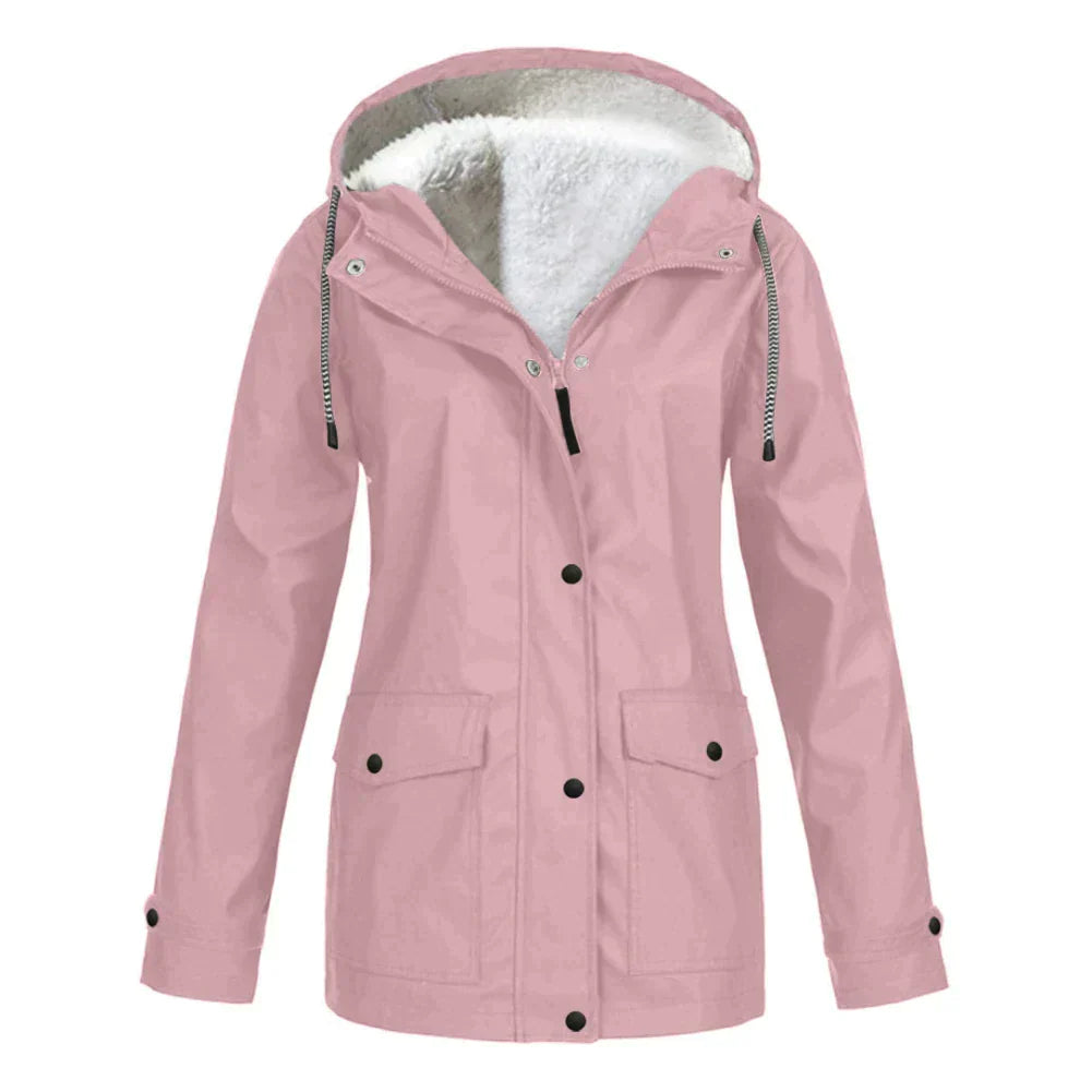 Stylische Regenjacke für Damen | Warme